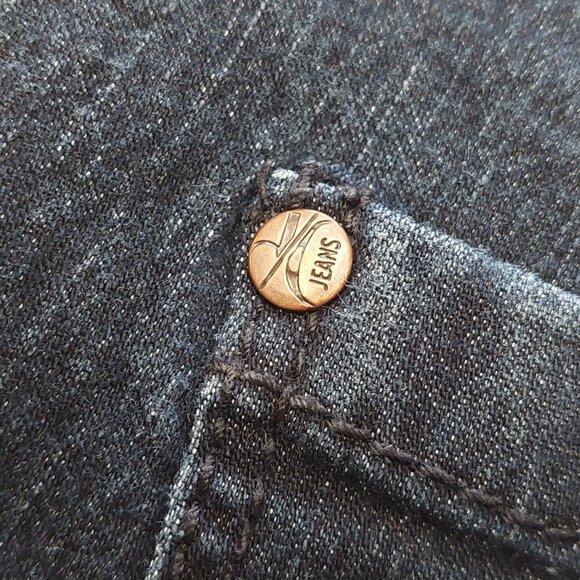 Pennington D/C Dark Wash Denim Jeans Plus Size Pull on with back pockets size 26 - Picture 7 of 12